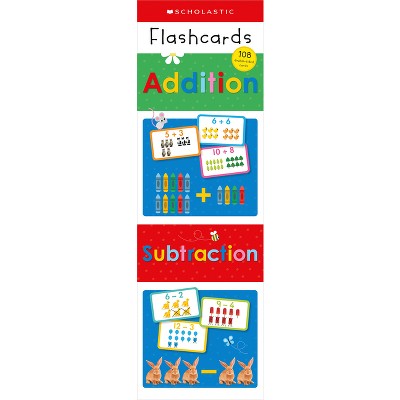 Addition &#38; Subtraction Flashcard Pack: Scholastic Early Learners (Flashcards) - (Hardcover)