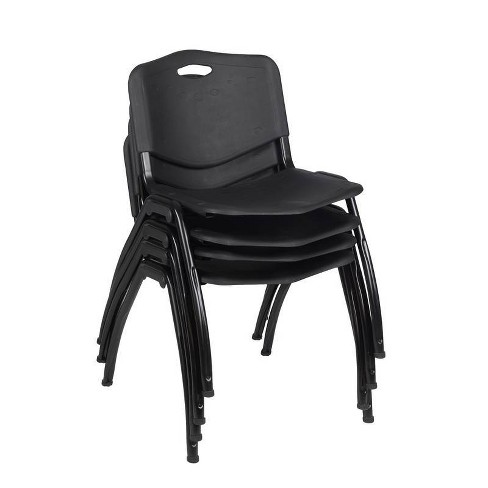 Regency Kahlo 42 in. Square Breakroom Table & 4 Restaurant Stack Chairs -  REG-TPL424229 – SchoolOutlet