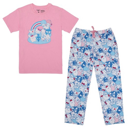 Hello Kitty Character Rainbow Women's Sleep Set-xl : Target