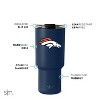 NFL Denver Broncos Simple Modern Trek Portable Drinkware - 30oz - 3 of 4