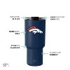 NFL Denver Broncos Simple Modern Trek Portable Drinkware - 30oz - image 3 of 4