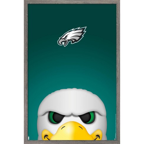 Trends International Nfl Philadelphia Eagles - Neon Helmet 23 Framed Wall  Poster Prints Barnwood Framed Version 22.375 X 34 : Target