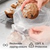PSBM 2 Inch x 2 Inch Zipper Bags, 1000 Pcs 2 Mil Clear Reclosable Poly Plastic Parts Bags, Lightweight & Durable for storage and organization - 4 of 4