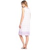 Casual Nights Women's Fancy Lace Floral/Embroidered Sleeveless Nightgown - 4 of 4