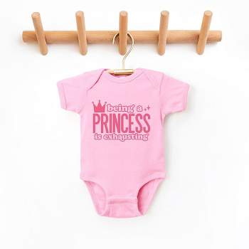 The Juniper Shop Being A Princess Is Exhausting Baby Bodysuit