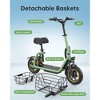 Mastgoal 550W Electric Scooter with Seat for Adult, 12 inch Commuter Electric Scooter with Dual Shock Absorbers and Up to 25 Miles 18.6MPH - 4 of 4
