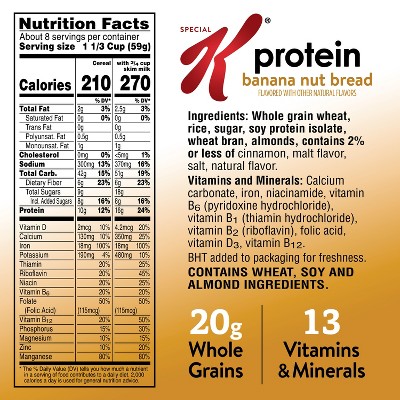 Kellogg's Special K Protein Banana Nut Breakfast Cereal - 17.3oz