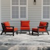 WestinTrends Avalon Outdoor Patio HDPE Sectional Sofa with Patio Cushions - 2 of 4