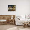 Stupell Industries Scarecrow Farm Landscape Black Floater Framed Canvas Wall Art - 2 of 4