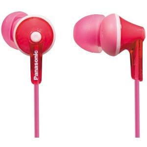 Panasonic Ergo-Fit In-Ear Earbud Style Earphones RP-HJE125 -PINK - 1 of 1