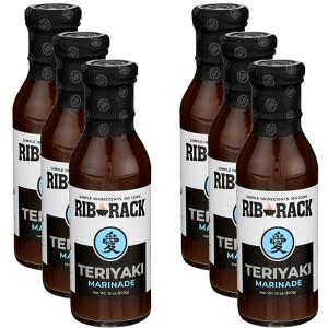 Rib Rack Marinade Rib Teriyaki - Case of 6 - 12 OZ - 1 of 4