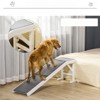 VisioGear Dog Ramp, Pet Ramp for Dogs with Non-Slip Carpet and Top Platform, White, 59.75"*15.75"*19.75" - 4 of 4