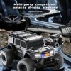 1: 14 Waterproof RC Police Car with Siren Lights, Amphibious Remote Control SUV Truck - Indoor/Outdoor Toy - 3 of 4
