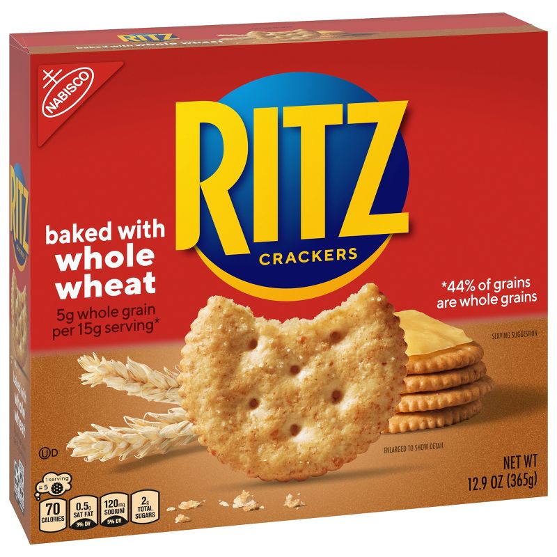 Ritz Whole Wheat Crackers - 12.9oz, 4 of 13