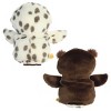 Aurora Small Reversible Eco Pairs: Snowy Owl and Barn Owl Eco Nation Eco-Friendly Stuffed Animal Brown 6.5" - 4 of 4