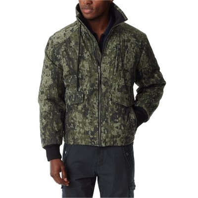 BASS OUTDOOR Mens Quilted Ripstop Bomber Jacket
