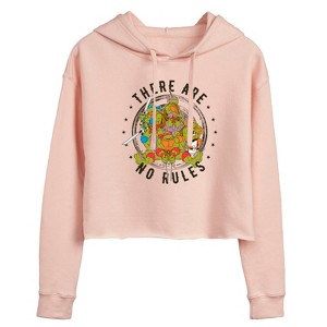 Women's - Teenage Mutant Ninja Turtles - There Are No Rules Cropped Graphic Hoodie - 1 of 3