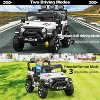 Kids Electric Vehicle, 12V Battery Powered Ride On Car with 2.4G Remote Control, 3 Speed Ride On Toy, Soft Start, LED Lights - 3 of 4