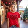 Simply Sage Market Women's Christmas Heart Short Sleeve Graphic Tee - 2 of 3