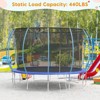 Trampoline with Enclosure & Ladder, ASTM Approved Heavy-Duty Outdoor Recreational Trampoline - 2 of 4
