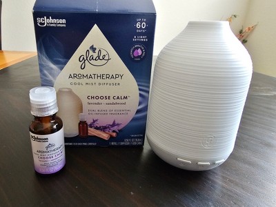 Relax the Mood with our new Glade Aromatherapy Cool Mist Diffuser made with  a premixed dual blend of essential oils. No water or mess…