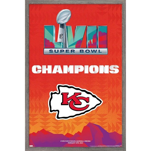 Trends International Kansas City Chiefs-Helmet Premium Wall Poster, 22.375 x 34