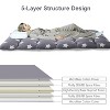 TackView Japanese Futon Floor Mattress, Japanese Style Futon Floor Mattress, Floral Printed Sleeping Mattress,Roll Up Camping Mattress Pad - 2 of 4