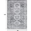 Vintage Area Rug Small Entryway Rug Indoor Non-Slip Doormat Washable Stain Resistant Floor Carpet Boho Accent Rug - 2 of 4
