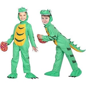 Triceratops Dinosaur Costume for Toddlers & Kids - Perfect for Halloween Dress Up & Dino Themed Pretend Parties - 1 of 4