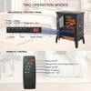 QingMoon Electric Fireplace Heater, 18" Portable Infrared Fireplace Stove with Realistic Flame Effects and Overheating Protection for Living Room - 3 of 4