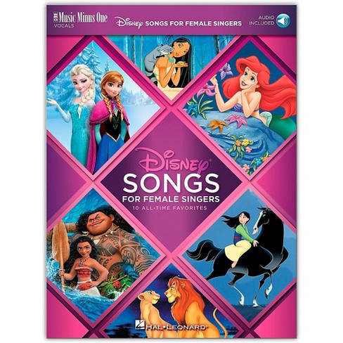 Music Minus One Disney Songs For Female Singers 10 All Time Favorites With Fully Orchestrated Backing Tracks Book Audio Online Target