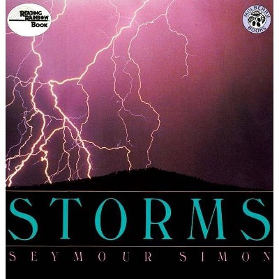 Storms - (Reading Rainbow Books) by  Seymour Simon (Paperback)