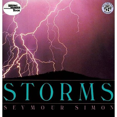 Storms - (Reading Rainbow Books) by  Seymour Simon (Paperback)