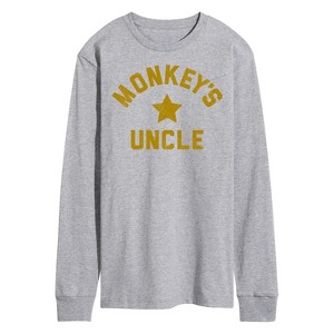 Men's - Instant Message - Monkey's Uncle Long Sleeve Graphic T-Shirt - 1 of 4