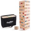 Giantville Giant Tumbling Timber Toy + Carry Bag + Dice - Jumbo JR. 54-Piece Wooden Stacking Blocks - 2 of 4