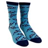 Crazy Dog T-Shirts Women's Mommy Shark Socks Funny Viral Song Mothers Day Fish Graphic Novelty Footwear - 2 of 4