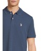 U.S. Polo Assn. Men's Classic Polo Shirt, Two-Button Closure Pique Polo Shirt, Summer Fashion Golf Shirt - 4 of 4