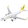 Airbus A320neo Commercial Aircraft "Royal Brunei Airlines" White with Yellow Tail 1/400 Diecast Model Airplane by GeminiJets - image 2 of 3