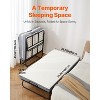 VEVOR Rollaway Bed, 38 in x 75 in Folding Bed with 5 in Mattress, Twin Size Foldable Bed with Sturdy Metal Frame & Memory Foam Mattress - 3 of 4