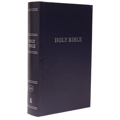 Kjv, Pew Bible, Large Print, Hardcover, Blue, Red Letter Edition - By ...