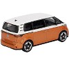 Volkswagen ID.Buzz Van Candy White and Energetic Orange Metallic Limited Edition 1/64 Diecast Model Car by Mini GT - 3 of 4
