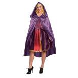 Adult Disney Hocus Pocus Sarah Purple Halloween Costume Hooded Cape