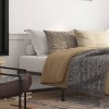 14" Branden Minimalist Steel Platform Bed Frame Black - Taylor & Logan - 2 of 4