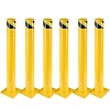 Safety Bollard 6 Packs, 36/42/48 Inch Height Bollard Post, 4.5 Inch Diameter,for Traffic Control, Driveway Barrier, Parking Pole - 3 of 4
