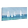 Stupell Industries White Sail Boats Across Coast, 30" x 13" - 3 of 4