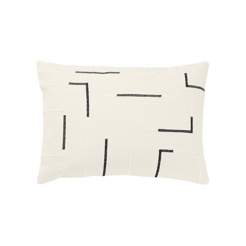Rizzy home geometric throw pillow top