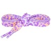 INSPIRE CHIC Leopard Multicolor Tie Dye Gradient Flat Shoelaces Sports Sneakers 2 Pairs - 2 of 4