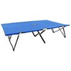 vidaXL Sun Lounger Blue Steel Frame Double Collapsible - 2 of 4