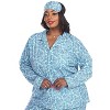 Women's Plus Size Three-Piece Pajama Set - White Mark - 2 of 3