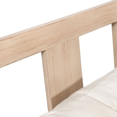 Beige Aluminum Frame Dining Armchair with Cushions